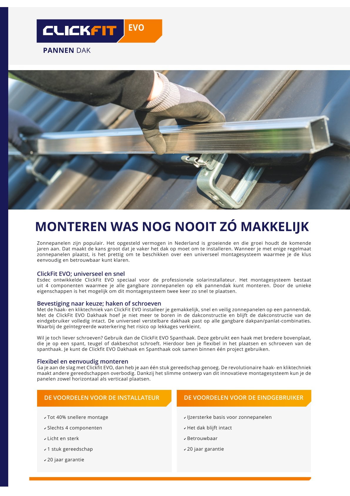 CORO Zonnepanelen clickfit evo.2