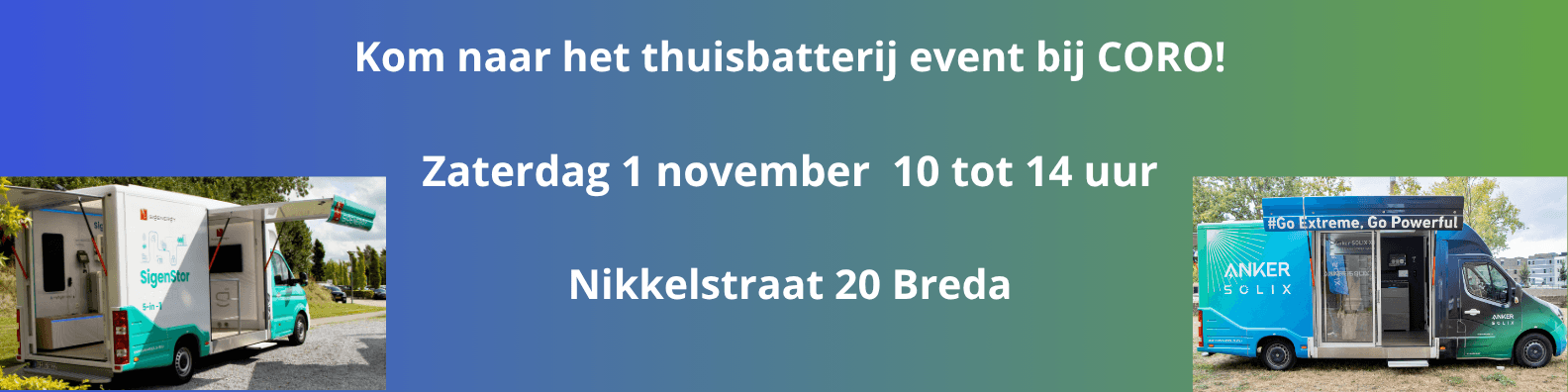 Thuisbatterij event